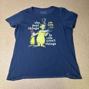 Women’s XL Life is Good Green Eggs Best Things Short Sleeve Crusher™ Tee G3